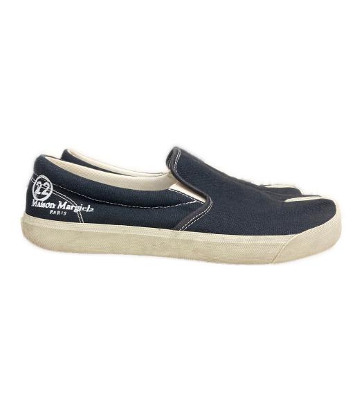 Maison Margiela（メゾンマルジェラ）Maison Margiela (メゾンマルジェラ) 足袋スリッポンスニーカー ブラック サイズ:SIZE41の古着・服飾アイテム