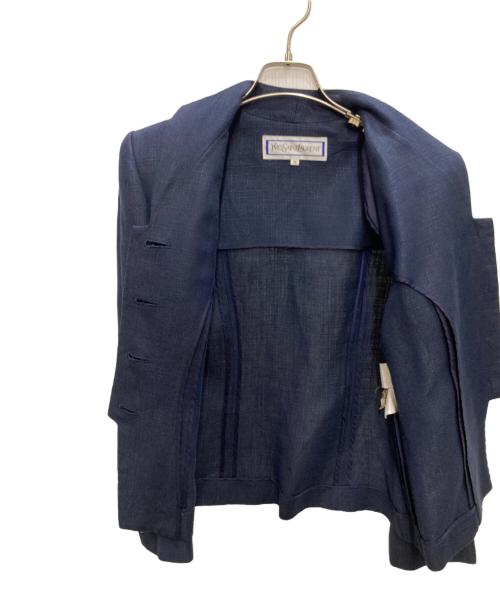 Yves Saint Laurent（イヴサンローラン）Yves Saint Laurent (イヴサンローラン) セットアップ ネイビー サイズ:Ⅿの古着・服飾アイテム