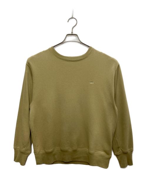 THE NORTHFACE PURPLELABEL（ザ・ノースフェイス パープルレーベル）THE NORTHFACE PURPLELABEL (ザ・ノースフェイス パープルレーベル) Field Crewneck Sweatshirt カーキ サイズ:Mの古着・服飾アイテム
