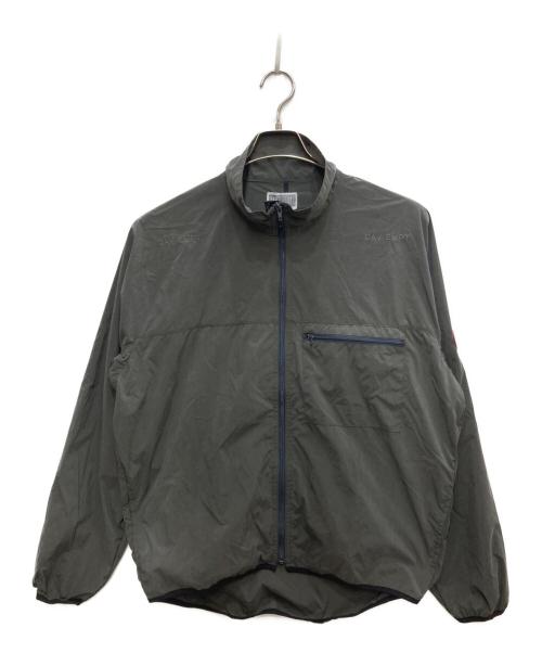 C.E（シーイー）C.E (シーイー) LIGHT RIP STOP ZIP JACKET ブラウン サイズ:Mの古着・服飾アイテム