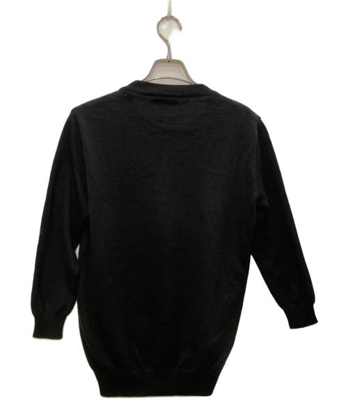 Vivienne Westwood RED LABEL（ヴィヴィアンウエストウッドレッドレーベル）Vivienne Westwood RED LABEL (ヴィヴィアンウエストウッドレッドレーベル) オーブ柄ニット ブラック サイズ:2の古着・服飾アイテム