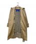 中古・古着 BURBERRY BLUE LABEL (バーバリー ブルー レーベル) ライナー付トレンチコート ベージュ サイズ:38：13000円