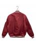 A BATHING APE (アベイシングエイプ) B.A. Collegiate Nylon Varsity Jacket ボルドー サイズ:L：25000円