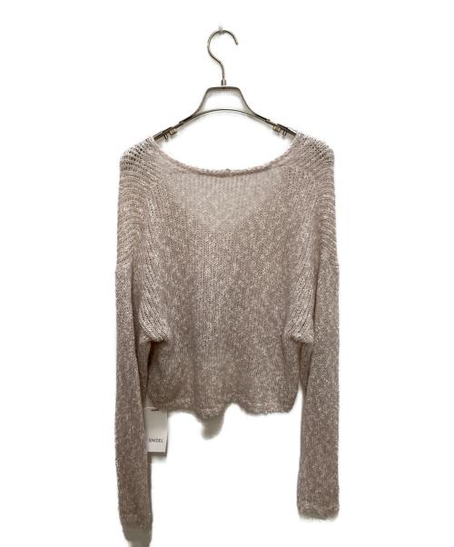 Snidel（スナイデル）Snidel (スナイデル) スラブニットセットシアーワンピ ピンク サイズ:SIZE0 未使用品の古着・服飾アイテム