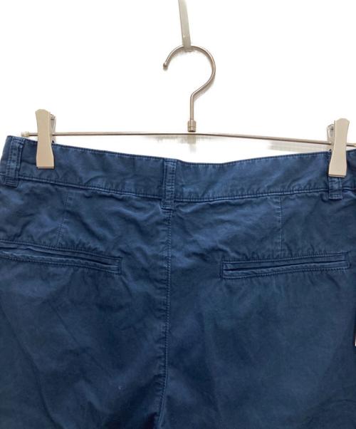 POLO RALPH LAUREN（ポロ・ラルフローレン）POLO RALPH LAUREN (ポロ・ラルフローレン) コットン リラックス ワイドレッグ パンツ ネイビー サイズ:6 未使用品の古着・服飾アイテム