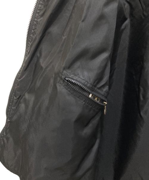 FENDI JEANS（フェンディ ジーンズ）FENDI JEANS (フェンディ ジーンズ) ヴィンテージ ズッカ柄リバーシブルボアジャケット グレー サイズ:不明の古着・服飾アイテム