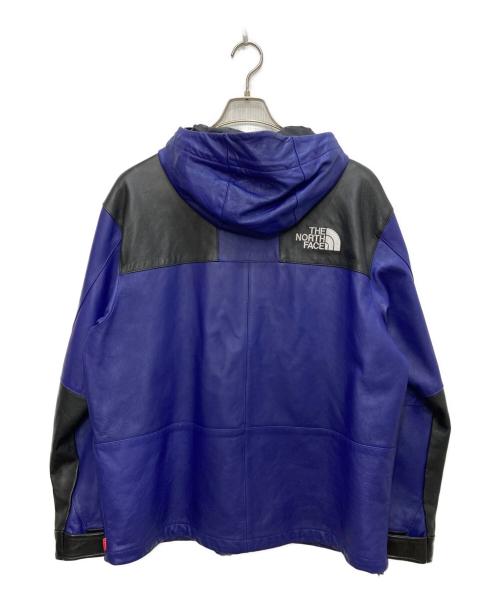THE NORTH FACE（ザ ノース フェイス）THE NORTH FACE (ザ ノース フェイス) SUPREME (シュプリーム) Leather Mountain Parka ネイビー サイズ:Ｌの古着・服飾アイテム
