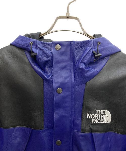 THE NORTH FACE（ザ ノース フェイス）THE NORTH FACE (ザ ノース フェイス) SUPREME (シュプリーム) Leather Mountain Parka ネイビー サイズ:Ｌの古着・服飾アイテム
