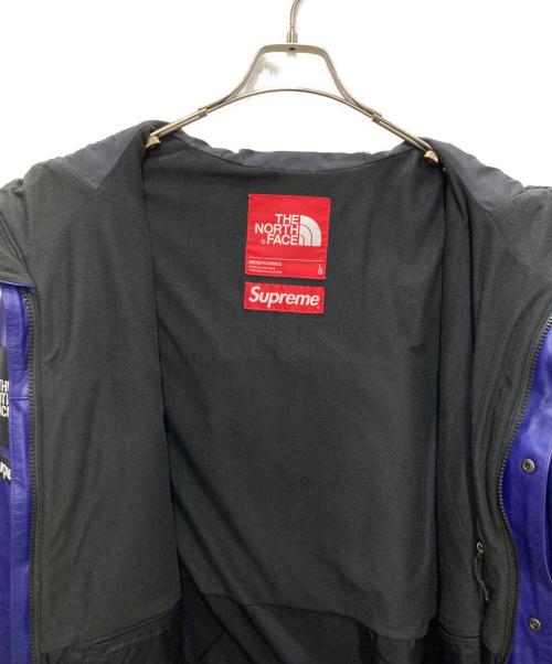 THE NORTH FACE（ザ ノース フェイス）THE NORTH FACE (ザ ノース フェイス) SUPREME (シュプリーム) Leather Mountain Parka ネイビー サイズ:Ｌの古着・服飾アイテム