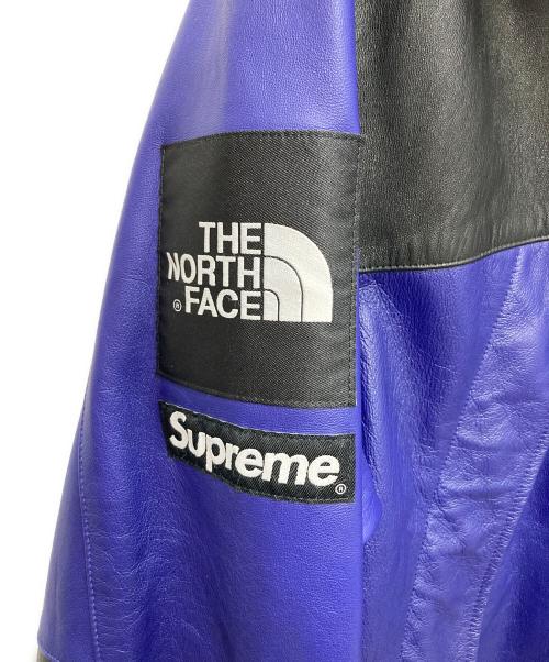 THE NORTH FACE（ザ ノース フェイス）THE NORTH FACE (ザ ノース フェイス) SUPREME (シュプリーム) Leather Mountain Parka ネイビー サイズ:Ｌの古着・服飾アイテム