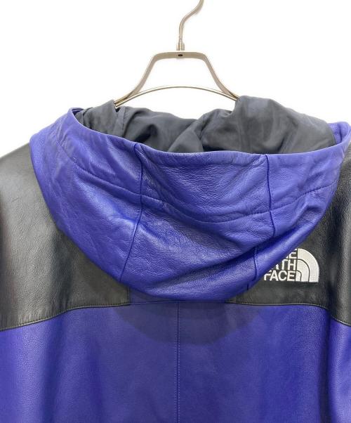 THE NORTH FACE（ザ ノース フェイス）THE NORTH FACE (ザ ノース フェイス) SUPREME (シュプリーム) Leather Mountain Parka ネイビー サイズ:Ｌの古着・服飾アイテム