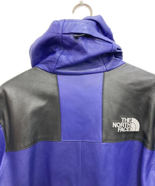 THE NORTH FACE（ザ ノース フェイス）THE NORTH FACE (ザ ノース フェイス) SUPREME (シュプリーム) Leather Mountain Parka ネイビー サイズ:Ｌの古着・服飾アイテム