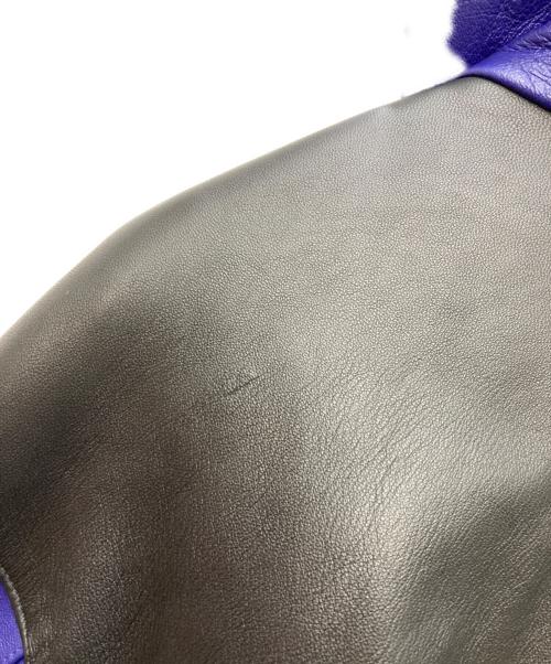 THE NORTH FACE（ザ ノース フェイス）THE NORTH FACE (ザ ノース フェイス) SUPREME (シュプリーム) Leather Mountain Parka ネイビー サイズ:Ｌの古着・服飾アイテム