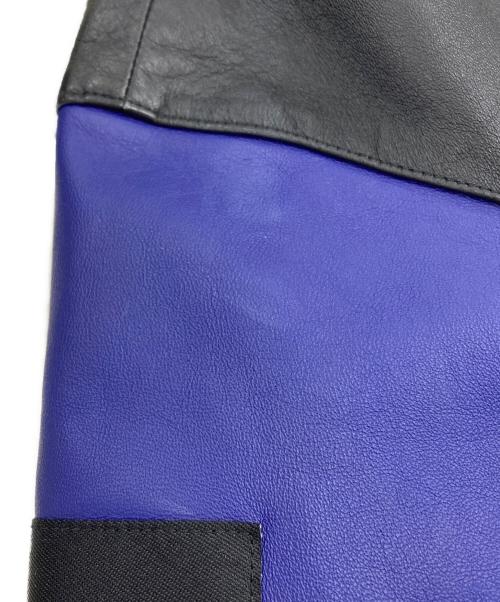 THE NORTH FACE（ザ ノース フェイス）THE NORTH FACE (ザ ノース フェイス) SUPREME (シュプリーム) Leather Mountain Parka ネイビー サイズ:Ｌの古着・服飾アイテム
