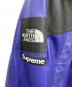 中古・古着 THE NORTH FACE (ザ ノース フェイス) SUPREME (シュプリーム) Leather Mountain Parka ネイビー サイズ:Ｌ：80000円
