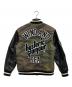 Hysteric Glamour (ヒステリックグラマー) WIND AND SEA (ウィンダンシー) Varsity Jacket/バーシティジャケット オリーブ×ブラック サイズ:Ｌ：50000円