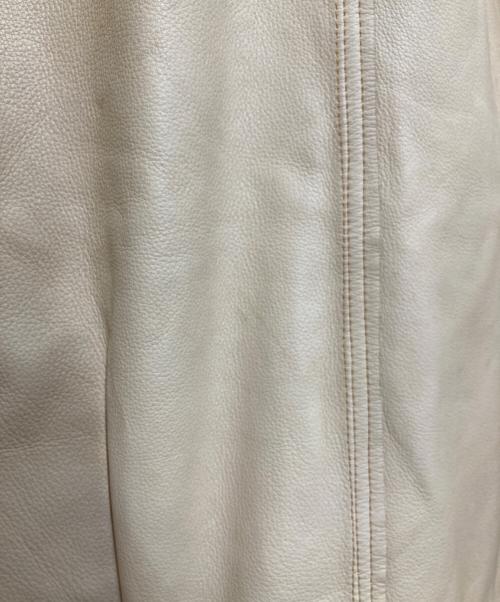 SEQUEL（シークエル）SEQUEL (シークエル) FRAGMENTS (フラグメント) カウレザー スウェードジャケット ベージュ サイズ:Ｌの古着・服飾アイテム