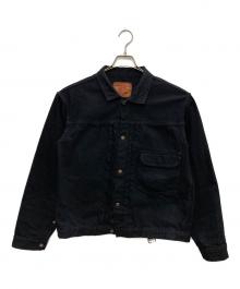 TCB jeans（ティーシービー ジーンズ）の古着「1STタイプ デニムジャケット」｜ブラック