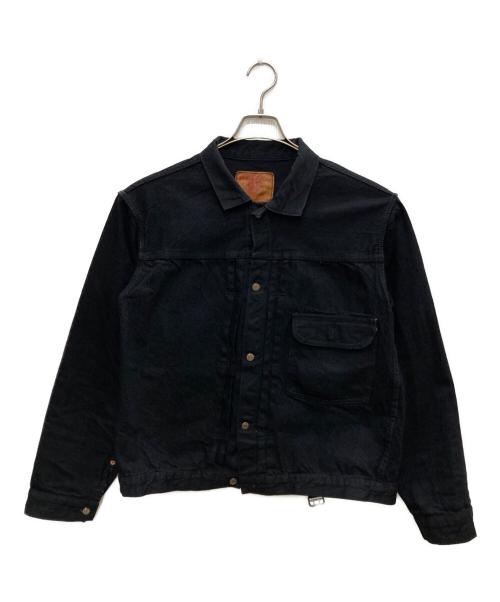 TCB jeans（ティーシービー ジーンズ）TCB jeans (ティーシービー ジーンズ) 1STタイプ デニムジャケット ブラック サイズ:44の古着・服飾アイテム