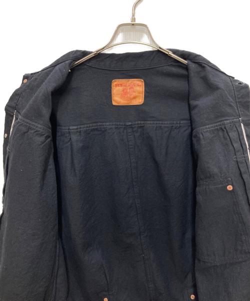 TCB jeans（ティーシービー ジーンズ）TCB jeans (ティーシービー ジーンズ) 1STタイプ デニムジャケット ブラック サイズ:44の古着・服飾アイテム