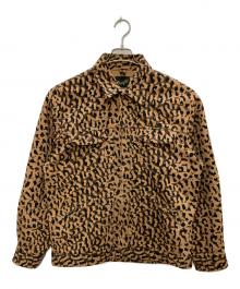Wrangler×WACKO MARIA（ラングラー×ワコマリア）の古着「レオパードデニムジャケット」｜ベージュ