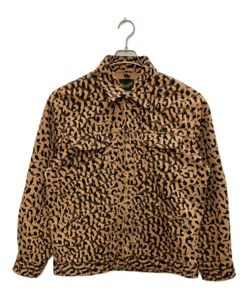 Wrangler（ラングラー）Wrangler (ラングラー) WACKO MARIA (ワコマリア) レオパードデニムジャケット ベージュ サイズ:Ｌの古着・服飾アイテム