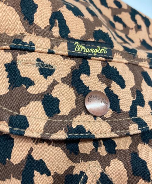 Wrangler（ラングラー）Wrangler (ラングラー) WACKO MARIA (ワコマリア) レオパードデニムジャケット ベージュ サイズ:Ｌの古着・服飾アイテム