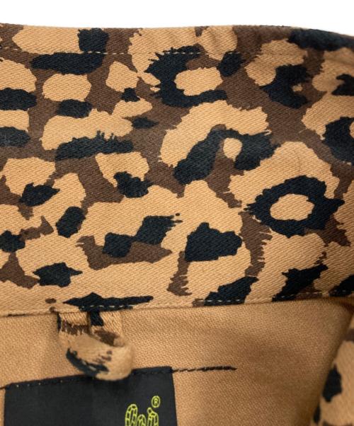 Wrangler（ラングラー）Wrangler (ラングラー) WACKO MARIA (ワコマリア) レオパードデニムジャケット ベージュ サイズ:Ｌの古着・服飾アイテム