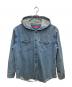 SUPREME（シュプリーム）の古着「HOODED DENIM SHIRT」｜インディゴ