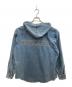 SUPREME (シュプリーム) HOODED DENIM SHIRT インディゴ サイズ:Ｍ：25000円
