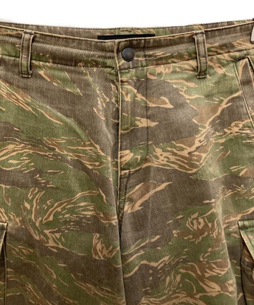 Subculture（サブカルチャー）Subculture (サブカルチャー) TIGERSTRIPE SHORTS オリーブ サイズ:2の古着・服飾アイテム