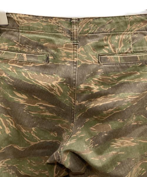 Subculture（サブカルチャー）Subculture (サブカルチャー) TIGERSTRIPE SHORTS オリーブ サイズ:2の古着・服飾アイテム
