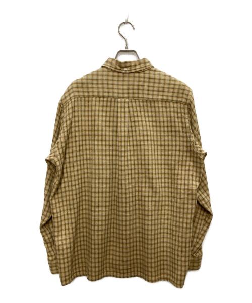 BEAMS PLUS（ビームスプラス）BEAMS PLUS (ビームスプラス) Open B.D. Panama Check Double Face ベージュ サイズ:Ｍの古着・服飾アイテム