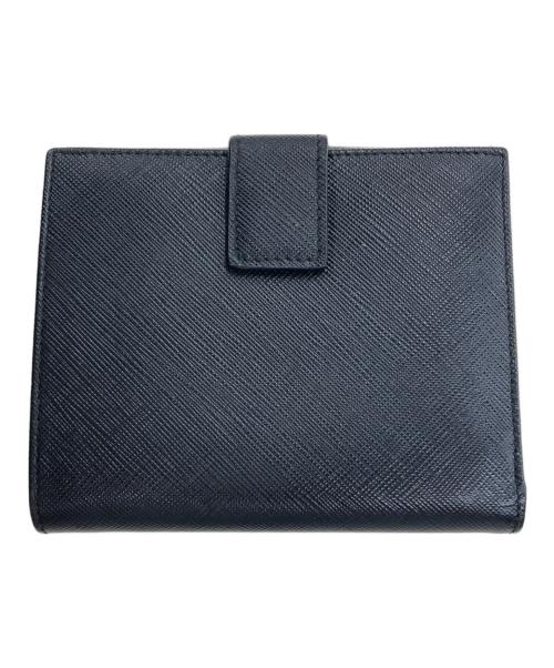 Salvatore Ferragamo（サルヴァトーレ フェラガモ）Salvatore Ferragamo (サルヴァトーレ フェラガモ) ガンチーニ2つ折り財布 ブラックの古着・服飾アイテム