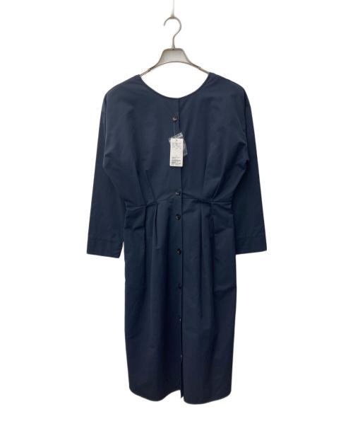 green label relaxing（グリーンレーベルリラクシング）green label relaxing (グリーンレーベルリラクシング) FFC ボタン ２WAY ワンピース ネイビー サイズ:FREE 未使用品の古着・服飾アイテム