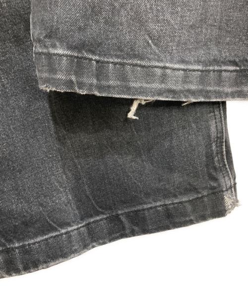 Jaded London（ジェイデッドロンドン）Jaded London (ジェイデッドロンドン) ビジュー付ダメージデニムパンツ ブラック サイズ:28の古着・服飾アイテム
