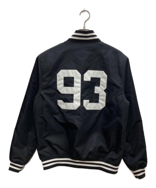 A BATHING APE（アベイシングエイプ）A BATHING APE (アベイシングエイプ) Majestic (マジェスティック) MAJESTIC SATIN VARSITY JACKET ブラック サイズ:Lの古着・服飾アイテム