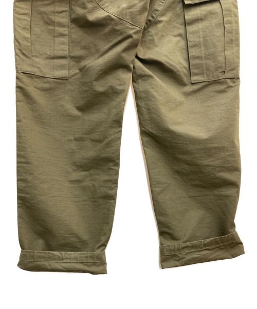 HUMAN MADE（ヒューマンメイド）HUMAN MADE (ヒューマンメイド) ロゴパッチカーゴパンツ オリーブ サイズ:Mの古着・服飾アイテム