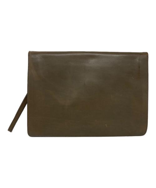 BOTTEGA VENETA（ボッテガベネタ）BOTTEGA VENETA (ボッテガベネタ) クラッチバッグ ブラウンの古着・服飾アイテム