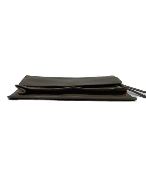 BOTTEGA VENETA（ボッテガベネタ）BOTTEGA VENETA (ボッテガベネタ) クラッチバッグ ブラウンの古着・服飾アイテム