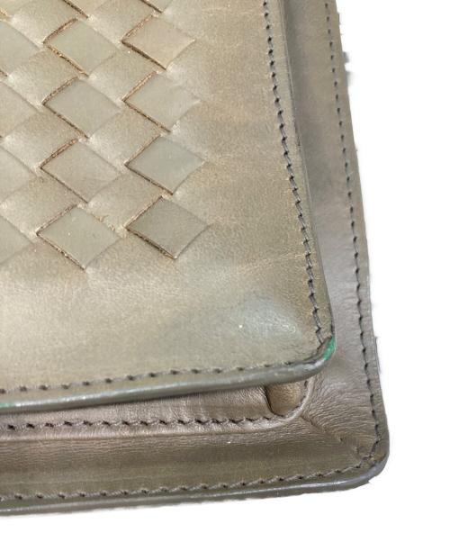 BOTTEGA VENETA（ボッテガベネタ）BOTTEGA VENETA (ボッテガベネタ) クラッチバッグ ブラウンの古着・服飾アイテム