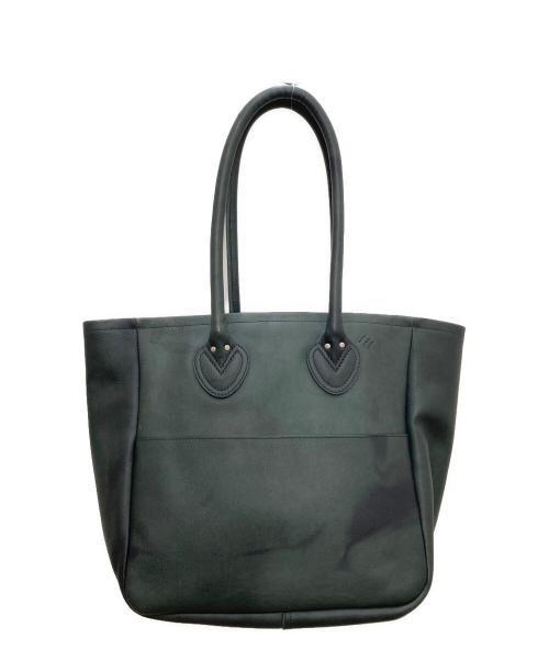 HUMAN MADE（ヒューマンメイド）HUMAN MADE (ヒューマンメイド) LEATHER TOTE/レザー トート ブラックの古着・服飾アイテム