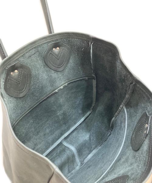 HUMAN MADE（ヒューマンメイド）HUMAN MADE (ヒューマンメイド) LEATHER TOTE/レザー トート ブラックの古着・服飾アイテム