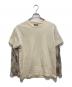 Fake As Flowers（フェイク アス フラワーズ）の古着「Camo Double Sleeve Tee カモダブルスリーブTシャツ」｜ベージュ