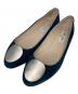 JIMMY CHOO（ジミーチュウ）の古着「スウェードフラットシューズ」｜ブルー