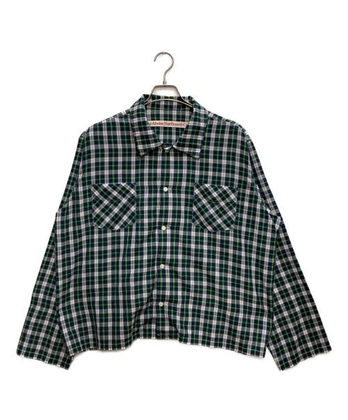 Stockholm (surfboard) Club（ストックホルム サーフボード クラブ）Stockholm (surfboard) Club (ストックホルム サーフボード クラブ) チェックシャツ グリーン サイズ:Ｍの古着・服飾アイテム