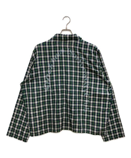 Stockholm (surfboard) Club（ストックホルム サーフボード クラブ）Stockholm (surfboard) Club (ストックホルム サーフボード クラブ) チェックシャツ グリーン サイズ:Ｍの古着・服飾アイテム
