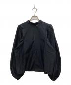 6(ROKU) BEAUTY&YOUTHロク ビューティーアンドユース）の古着「WASHED VOLUME SHIRT」｜ブラック