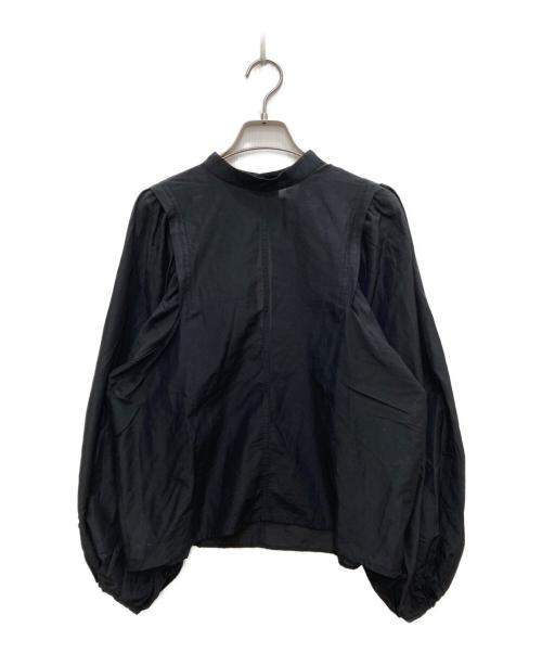 6(ROKU) BEAUTY&YOUTH（ロク ビューティーアンドユース）6(ROKU) BEAUTY&YOUTH (ロク ビューティーアンドユース) WASHED VOLUME SHIRT ブラック サイズ:36の古着・服飾アイテム