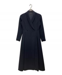 中古・古着通販】perna (ペルナ) ボリューム袖ロングコート ブラック